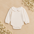 Peggy Peter Pan Collared Bodysuit - Ivory