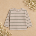 Turk Long Sleeve Crew - Oak Stripe